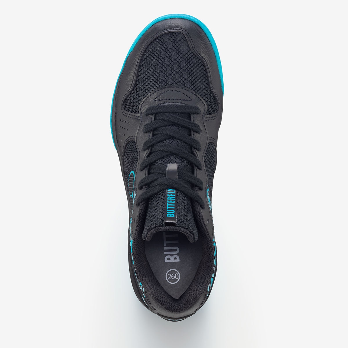 Butterfly Vilight II Table Tennis Shoes - Black - Top